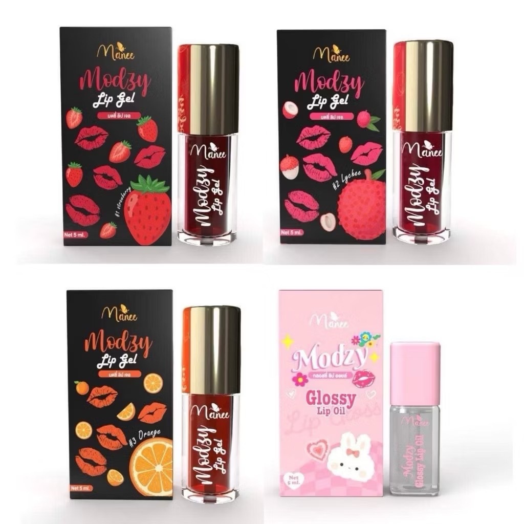 มดซี่ ลิปเจล / ลิปกลอส Manee Modzy Lipgel 5g.