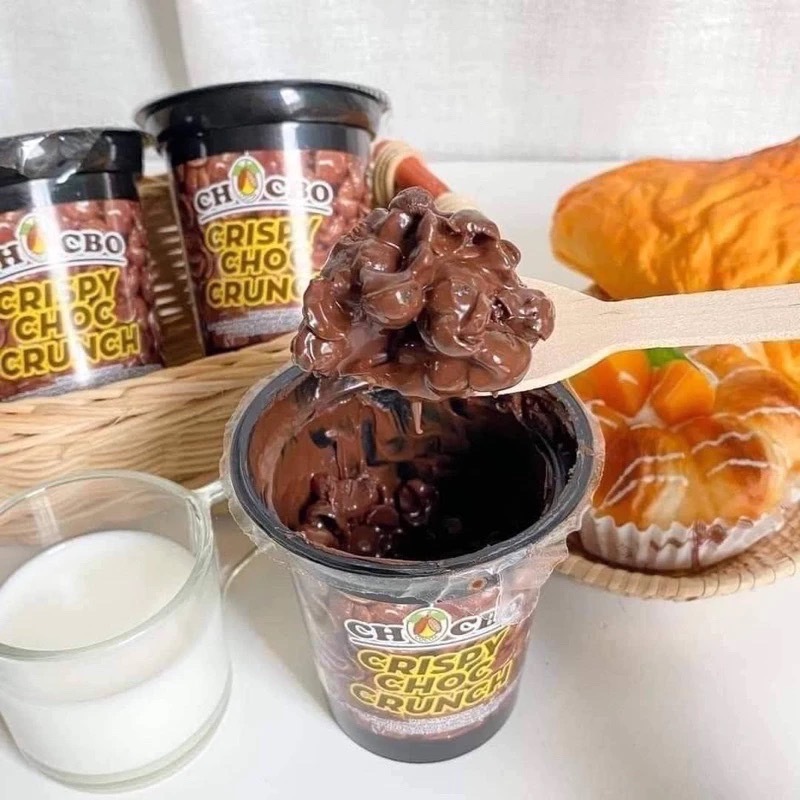 (ยกแพค6ถ้วย) choccobo crunch ขนาด 60 กรัม พร้อมส่ง รูปที่ 2