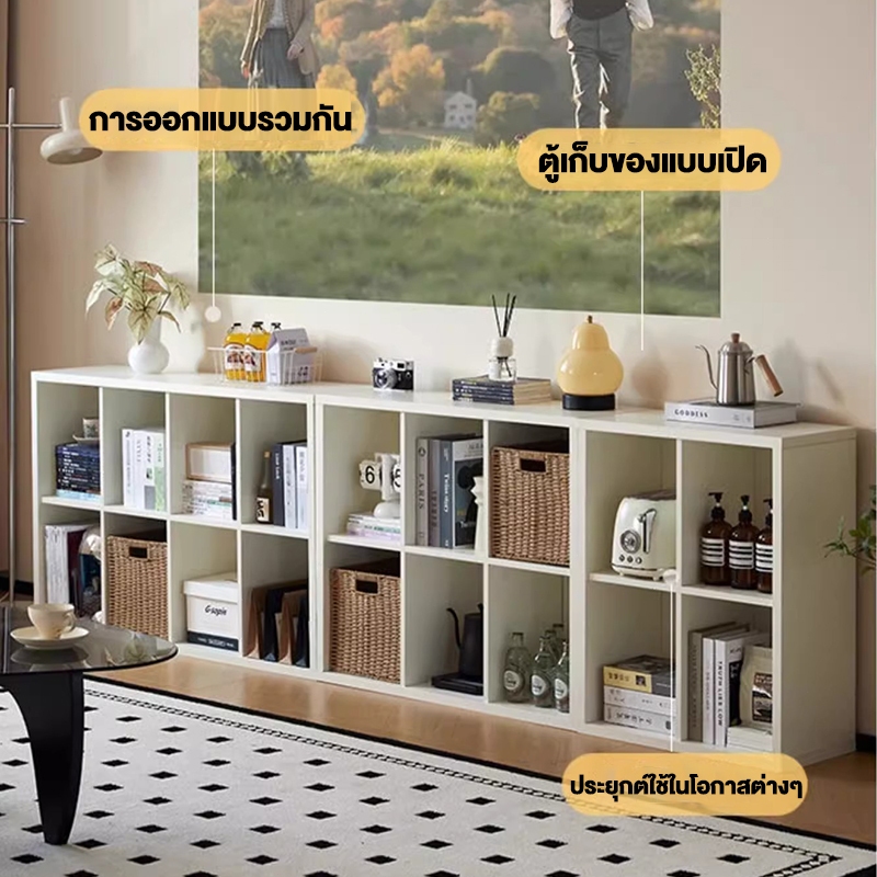 ชั้นวางทีวี 65/55/32 นิ้ว เรียบหรู สามารถจัดเก็บของได้มาก เหมาะสำหรับห้องนั่งเล่น TV Cabinet - รูปที่ 2