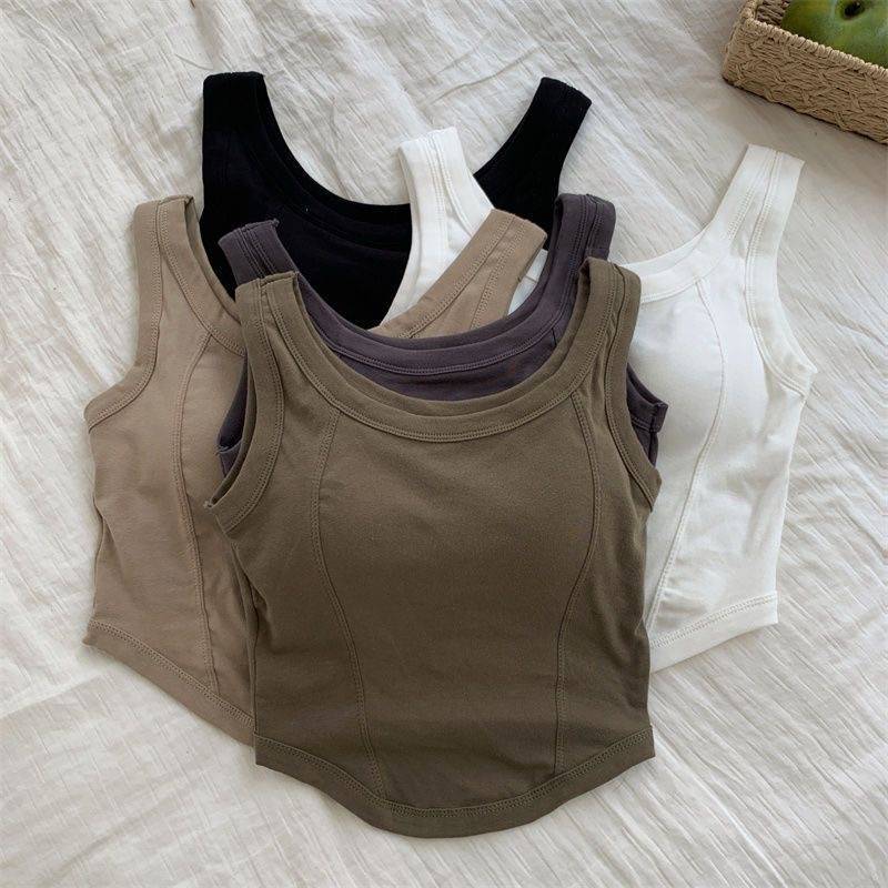 PB-833 เสื้อสายเดี่ยวมีฟองน้ำในตัว ใส่สบาย