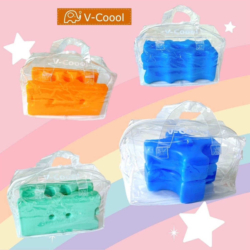 V-Coool ไอซ์แพคนมแม่ เก็บความเย็นนาน 8-12 ชม. น้ำแข็งเทียมสำหรับขวดและถุงนม