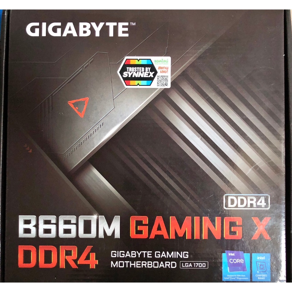 MAINBOARD (เมนบอร์ด) 1700 GIGABYTE B660M GAMING X DDR4 สินค้ามือ 1