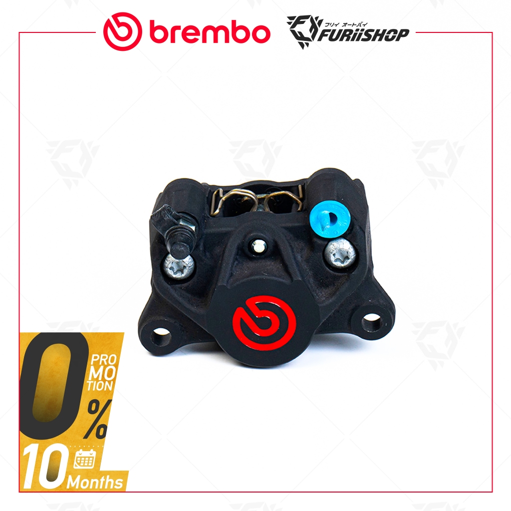 [ ผ่อนชำระบัตรเครดิต/Spaylater ] ปั๊มเบรกล่าง Brembo ปักข้างดำโลโก้แดง
