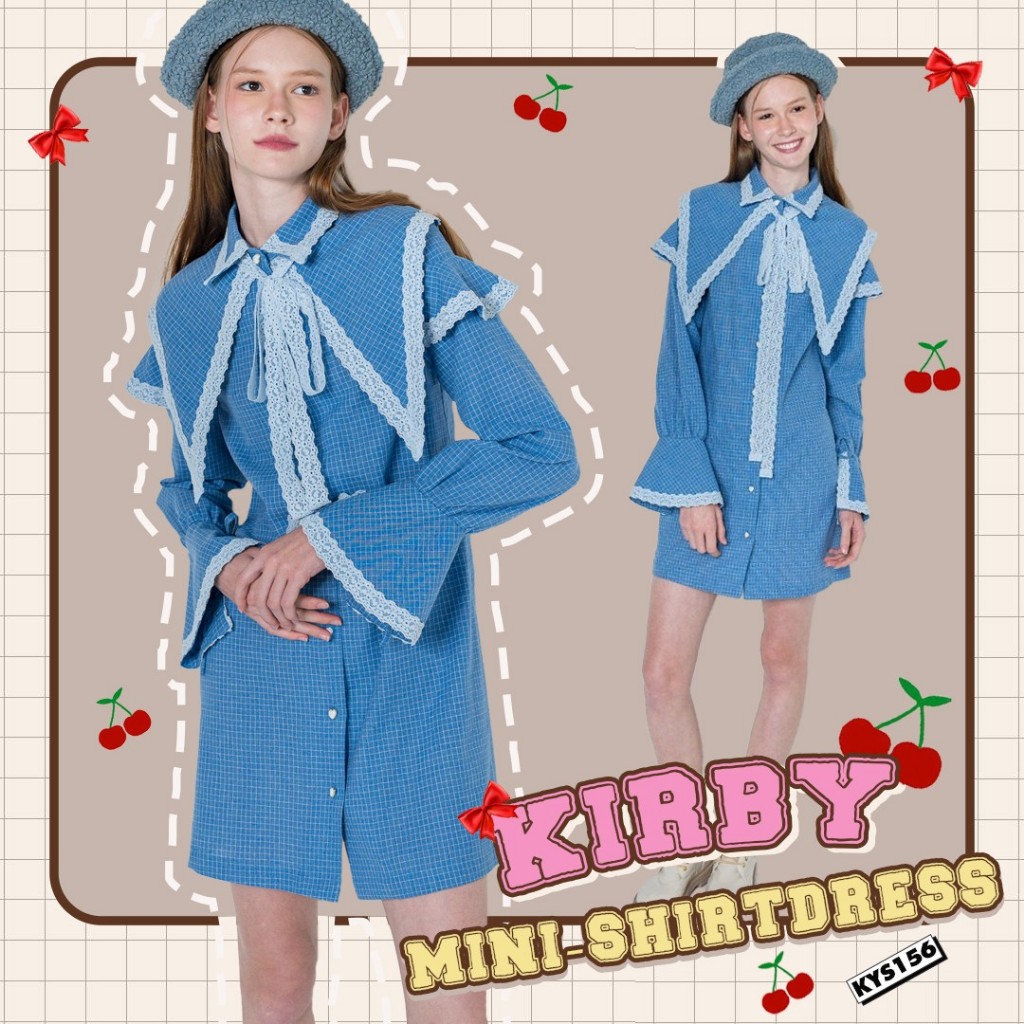 KAYASIS~❤️ | FV07 WINDMILL MIDI-SHIRTDRESS