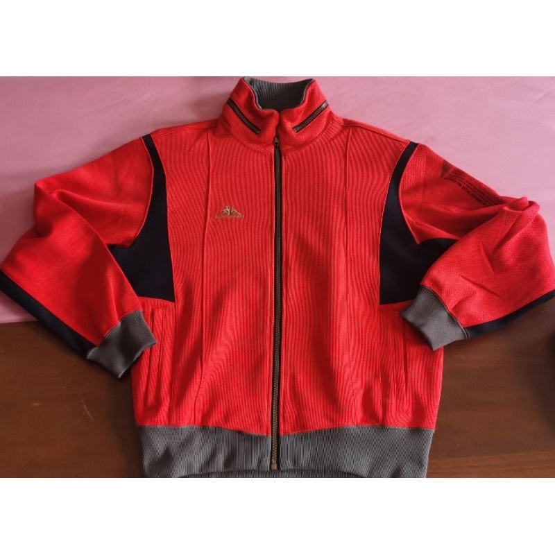 [มือ2] เสื้อ Sport Jacket แบรนด์KAPPA อก40 ผ้าวอลม์กันลม​