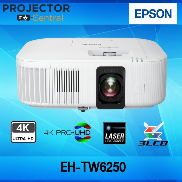 Epson Home Theatre EH-TW6250 4K PRO-UHD 3LCD Smart Gaming Projector