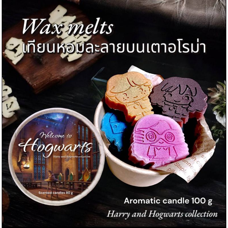 Wax melt แว๊กซ์เทียนหอมละลายบนเตาอโรม่า Harry and Hogwarts collection เทียนหอมแฮรี่ กลิ่นหอมสร้างบรรยากาศ