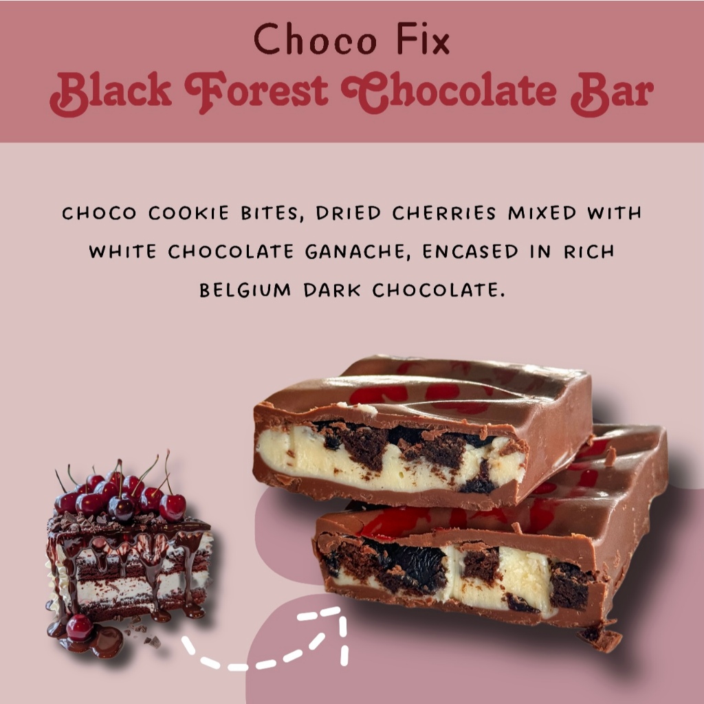 Choco Fix - Black Forest Chocolate 200g - Dubai Chocolate