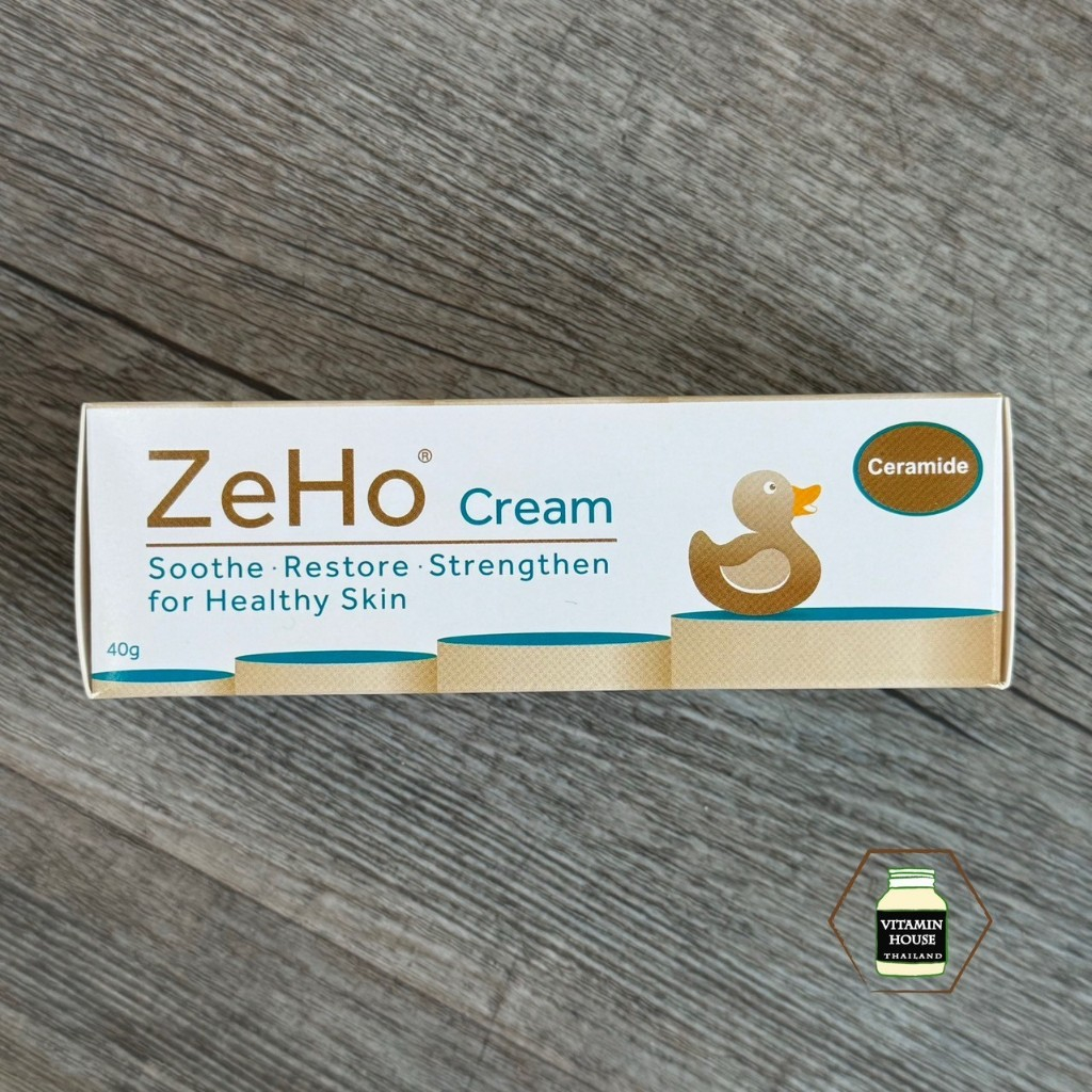ZeHo Cream Ceramide (เซโฮ ครีม) สูตรเซราไมด์เข้มข้น (40 กรัม)