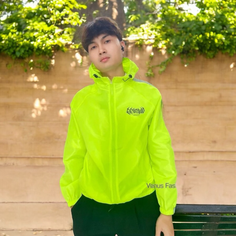เสื้อคลุมกันแดด กันหนาว ผ้าร่ม มีฮูดคลุมเหมาะกับการออกกำลังกาย