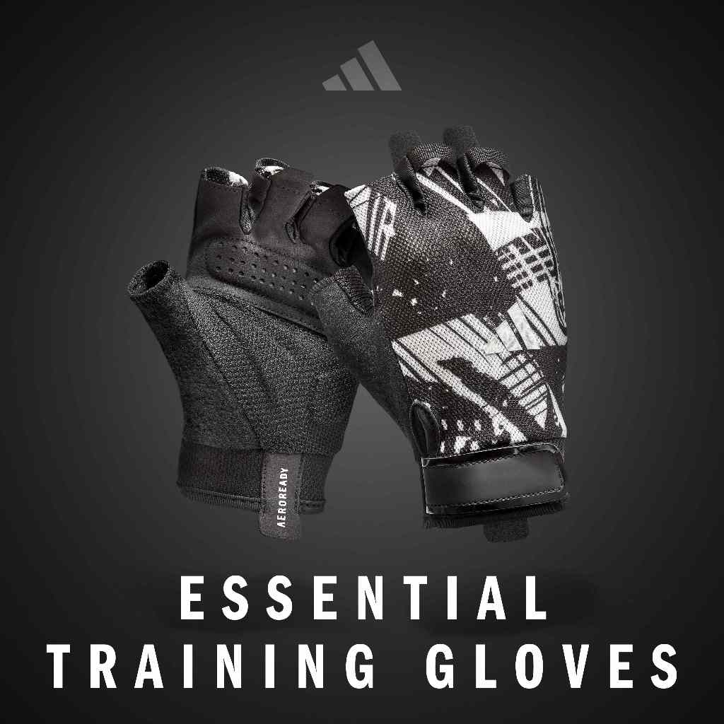 adidas ถุงมือ Essential Training สีกราฟิก / Essential Training Gloves Graphic (1 คู่ / 1 Pair) - รูปที่ 4