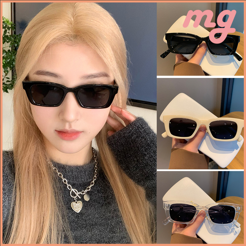 [จัดส่งรวดเร็ว] แว่นกันแดดทรงแคทอายทรงสามเหลี่ยมในยุโรปและอเมริกาสำหรับผู้หญิงแว่นตากรอบเล็กย้อนยุคแฟชั่นระดับไฮเอนด์