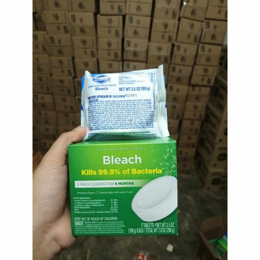 สินค้าพร้อมส่ง Clorox ก้อนทำความสะอาดชักโครก ใช้แล้วไม่ต้องขัด ของแท้ 100%
