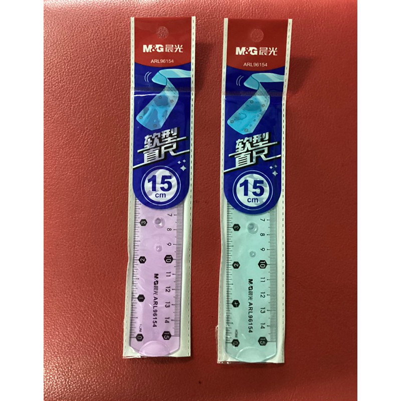 M&G ARL96154 ไม้บรรทัดนิ่ม ไม้บรรทัดยางใส บิดโค้งงอได้ไม่หัก 15 ซม.