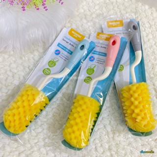 Nuebabe แปรงล้างขวดนมฟองน้ำ Sponge Bottle Brush ด้ามหมุน 360…
