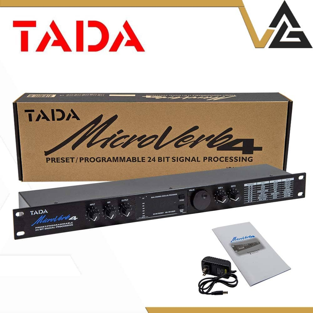 TADA เอฟเฟค Microverb 4 เครื่องปรับแต่งสัญญาณ Special Effects Auto Pan Effect 24 BIT