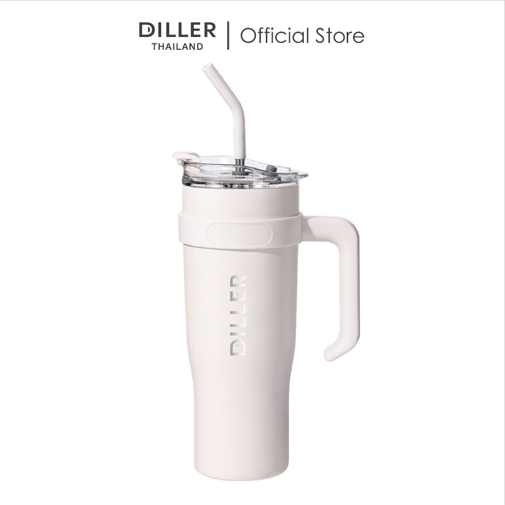 [ส่งจากไทย] Diller Thermo Tumbler 1200ml MLH9122 แก้วเก็บความเย็น/ร้อน สแตนเลส 2 ชั้นพร้อมฉนวนสูญญากาศเก็บเย็น 24 ชม ราคา ถูกที่สุด ดีลบีเคเค แกลเลอรีภาพที่ 7