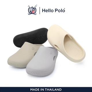 Hello Polo รองเท้าหัวโตแฟชั่น รองเท้าแตะแพลตฟอร์ม กันลื่น ทน…