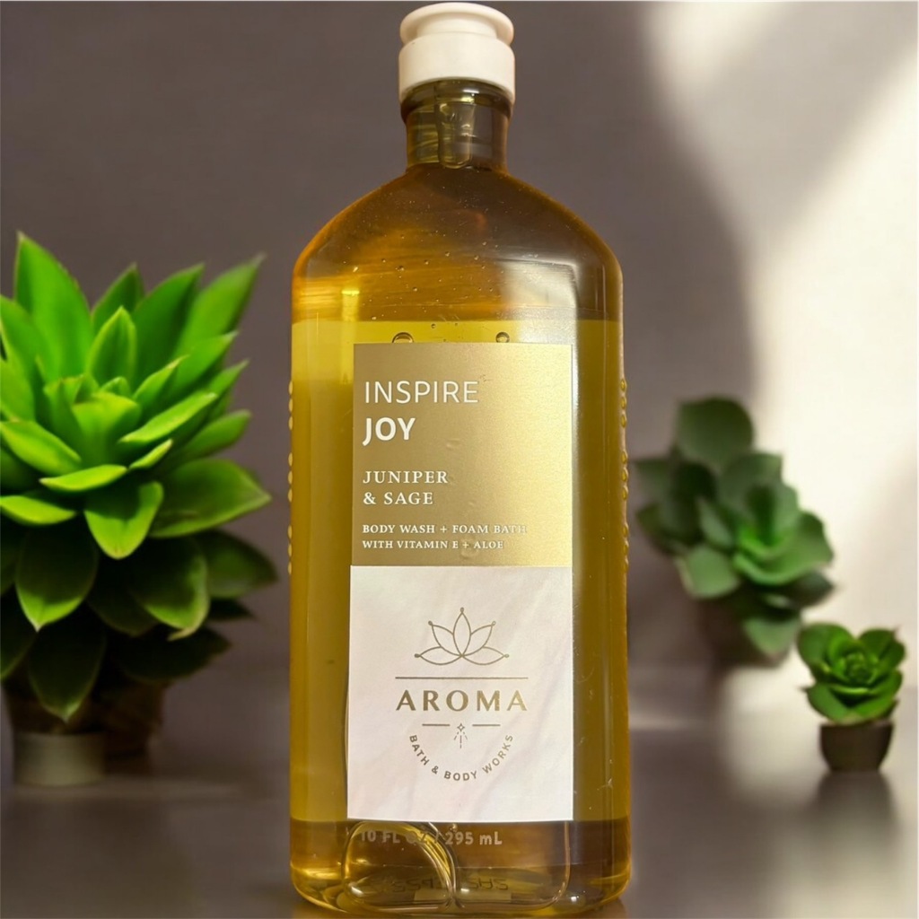 Bath & Body Works Aromatherapy Body Wash & Foam Bath 10 fl.oz. (295 ml) Shower Gel กลิ่นอโรม่าหอมๆ