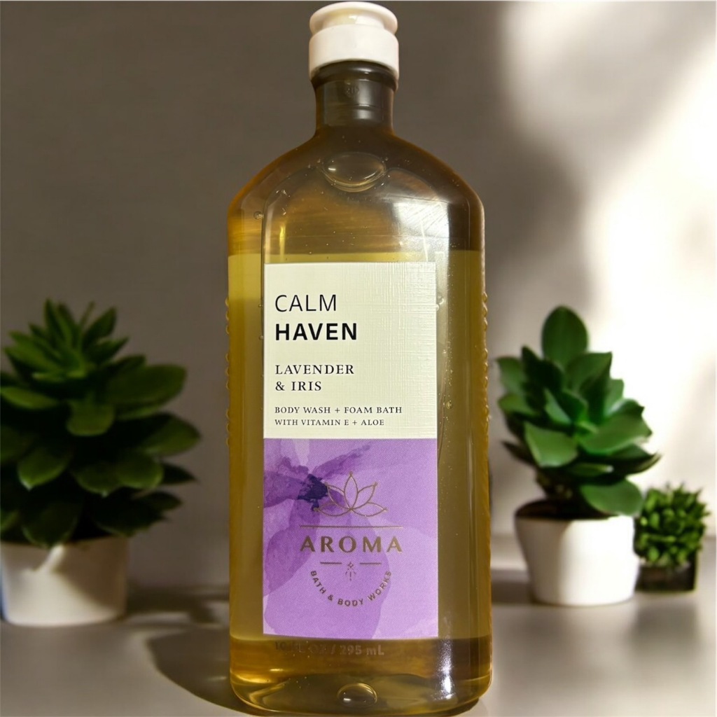 Bath & Body Works Aromatherapy Body Wash & Foam Bath 10 fl.oz. (295 ml) Shower Gel กลิ่นอโรม่าหอมๆ