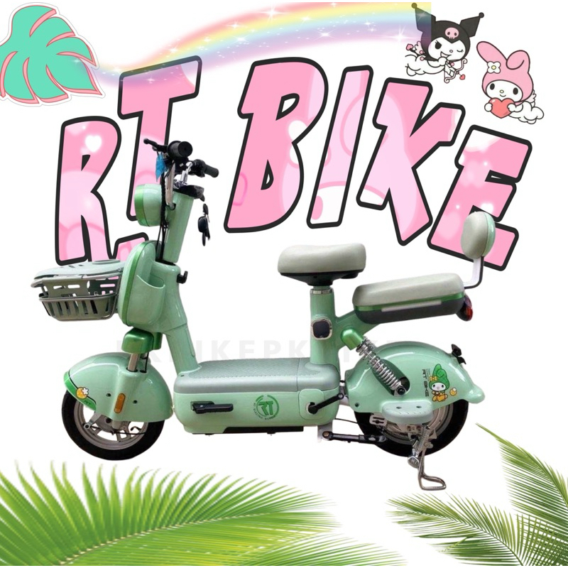 รถสกู๊ตเตอร์ไฟฟ้า RT BIKE มอเตอร์ 500 วัตต์ 2 ล้อ รุ่นใหม่ รับประกันสินค้า ออกกำลังกาย