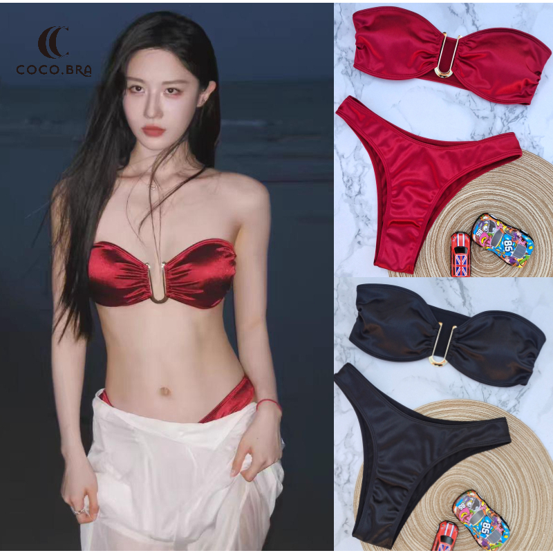 🌸พร้อ​มส่ง🌸บิกินี่ บิกินี่สองชิ้น บิกินี่เซ็กซี่ บิกินี่แฟชั่น bikini ชุดบิกินี่ สไตล์เซ็กซี่