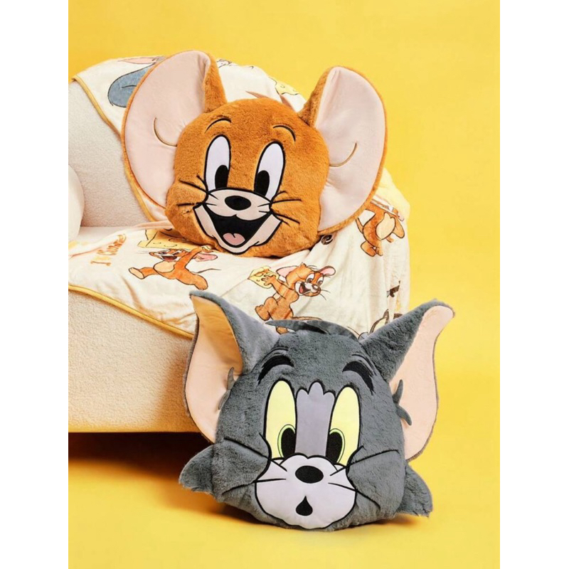 พร้อมส่ง❤️‍🔥 หมอนตุ๊กตา TOM & JERRYแท้💯%