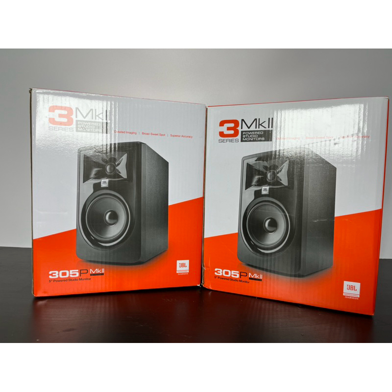 JBL 305PMKII-EU ลำโพง 5 นิ้ว bookshelf Mornitor มือสอง ขายคู่