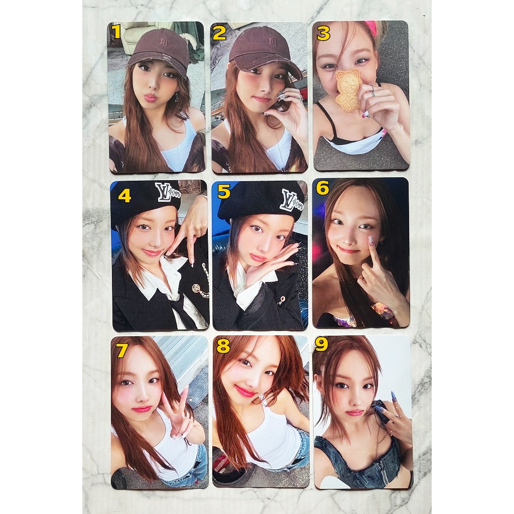 การ์ด จาก CD อัลบั้ม NAYEON ( TWICE ) - NA Album ของแท้ พร้อมส่ง Kpop Card ทไวซ์ ABCD