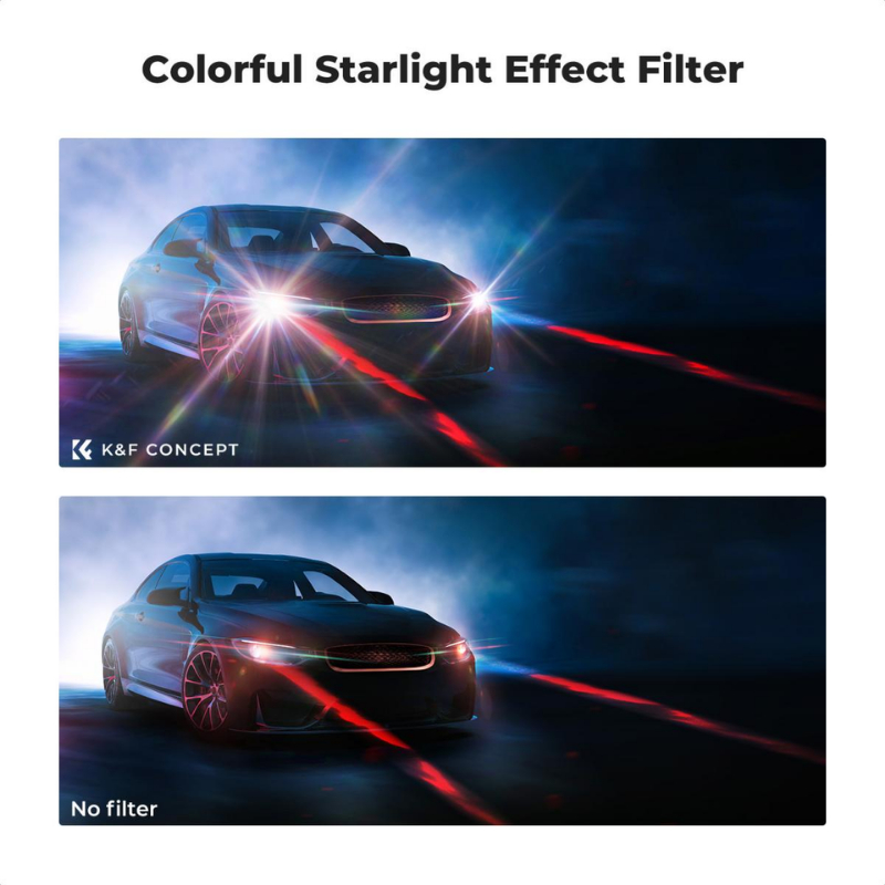 K&F Nano-B Filter Colorful Streak Starlight Dreamy Creative Special Effects