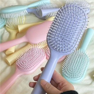 ส่งด่วน 💓Ins💓 หวี หวีเบาะลม หวีแปรง สีสวยน่ารัก ด้ามใหญ่ ไม่กินผม มี 4 สีพาสเทลให้เลือก พร้อมส่ง