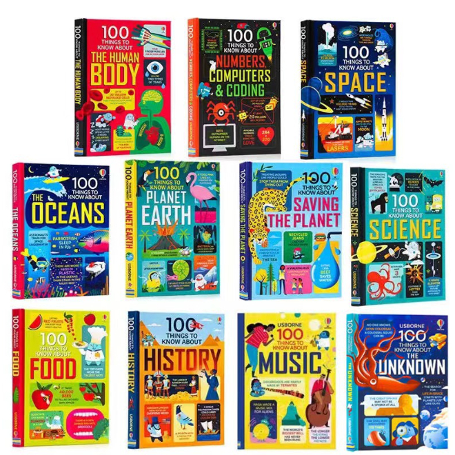 พร้อมส่ง Usborne 100 Things to Know (แยกขาย) สารานุกรม ความรู้รอบตัว หนังสือภาษาอังกฤษ สำหรับเด็ก