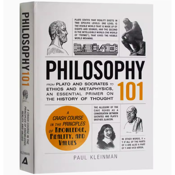 ENGLISH BOOK Philosophy 101 Paul Kleinman Paperback From Plato and Socrates to Ethics and Metaphysics, an Essential