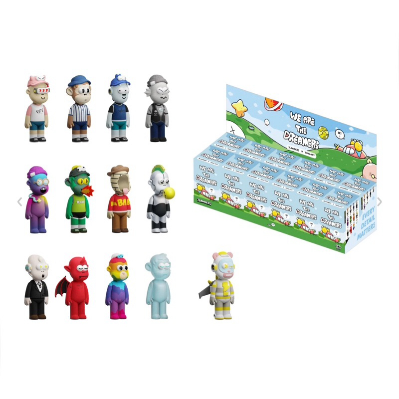 Whole Set 3Landers x Toylaxy Premium Blind Box Figure
