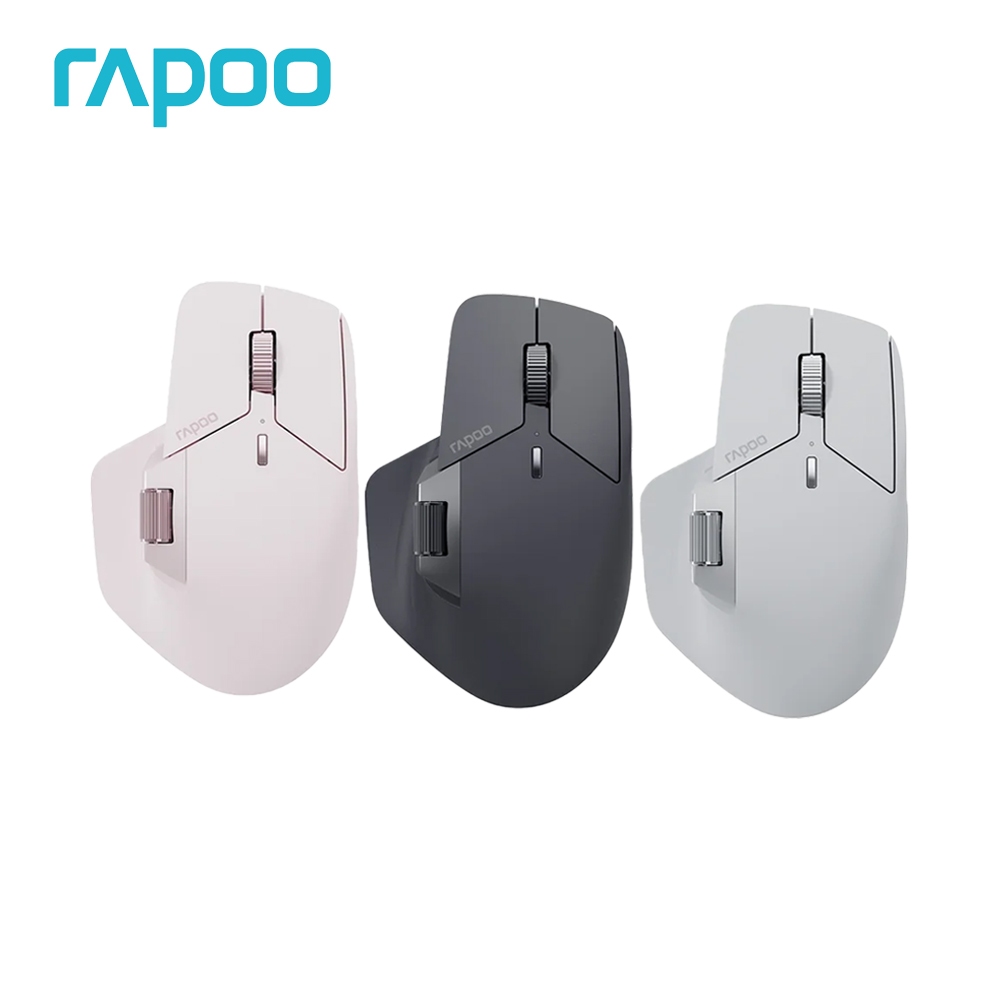Rapoo MT760/MT760L/MT760Mini/MT760M ชาร์จได้หลายโหมดเมาส์ไร้สายบลูทูธ