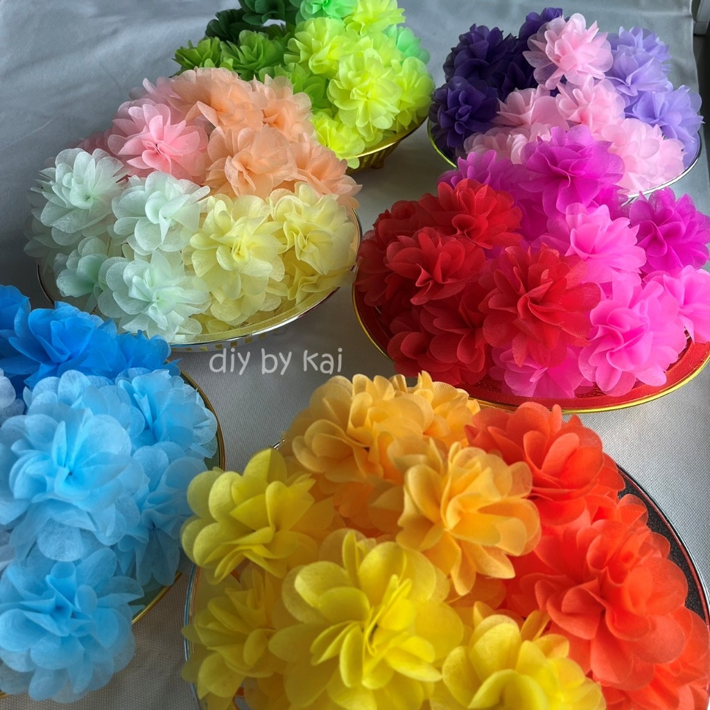 กระดาษสาห่อเหรียญสีพื้น ขอบโค้งมนใหญ่ (100 แผ่น/ห่อ)