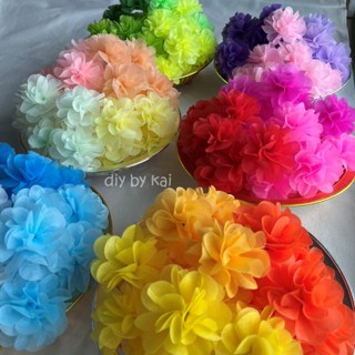 กระดาษสาห่อเหรียญสีพื้น ขอบโค้งมนใหญ่ (100 แผ่น/ห่อ)