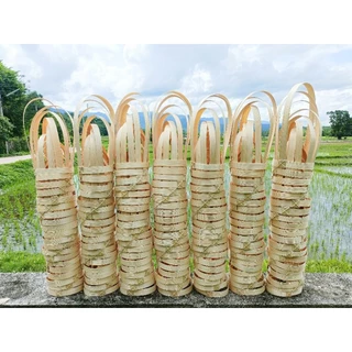 หูหิ้วแก้วไม้ไผ่สานเอง (1แพ็คมี300ชิ้น)