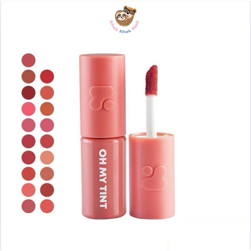 【 สั่งในไลฟ์ลด50%】3แท่งส่งฟรี ลิป 2p ohmytint ลิปสติก lipstick กันน้ำ ติดทน เครื่องสำอาง
