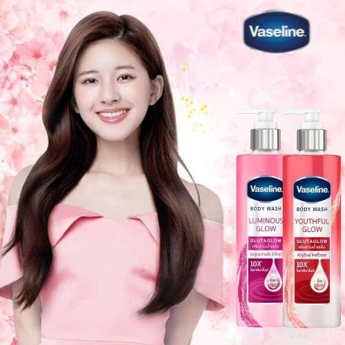 ครีมอาบน้ำ วาสลีน กลูต้าโกลว์ Vasaline BODY WASH GLUTAGLOW (425 มล.) มี 3 สูตร