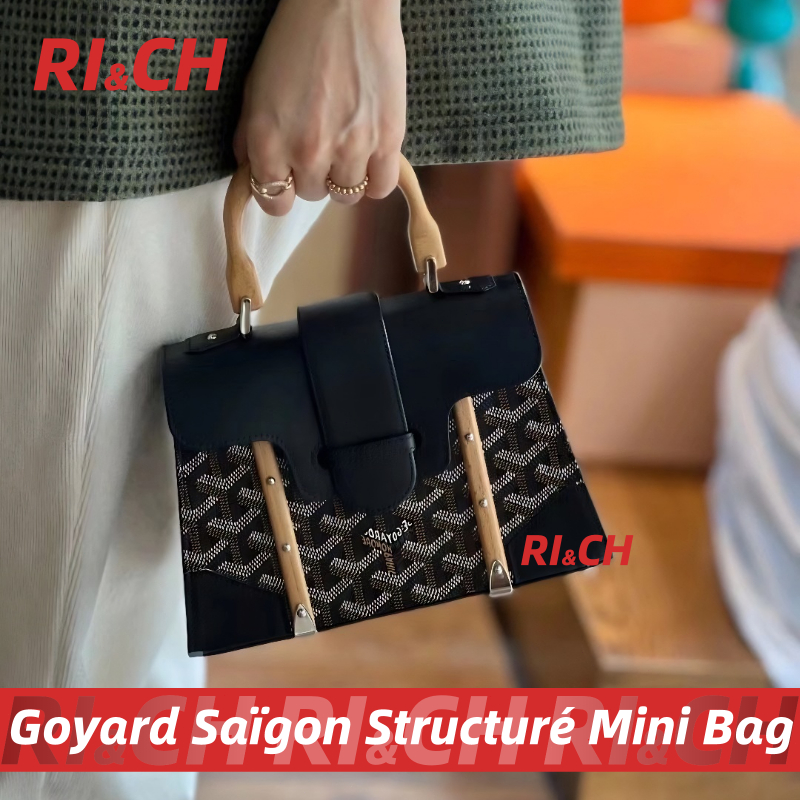 Goyard Saïgon Structuré Mini Bag Tote Shoulder Bag #Rich ราคาถูกที่สุดใน Shopee แท้💯