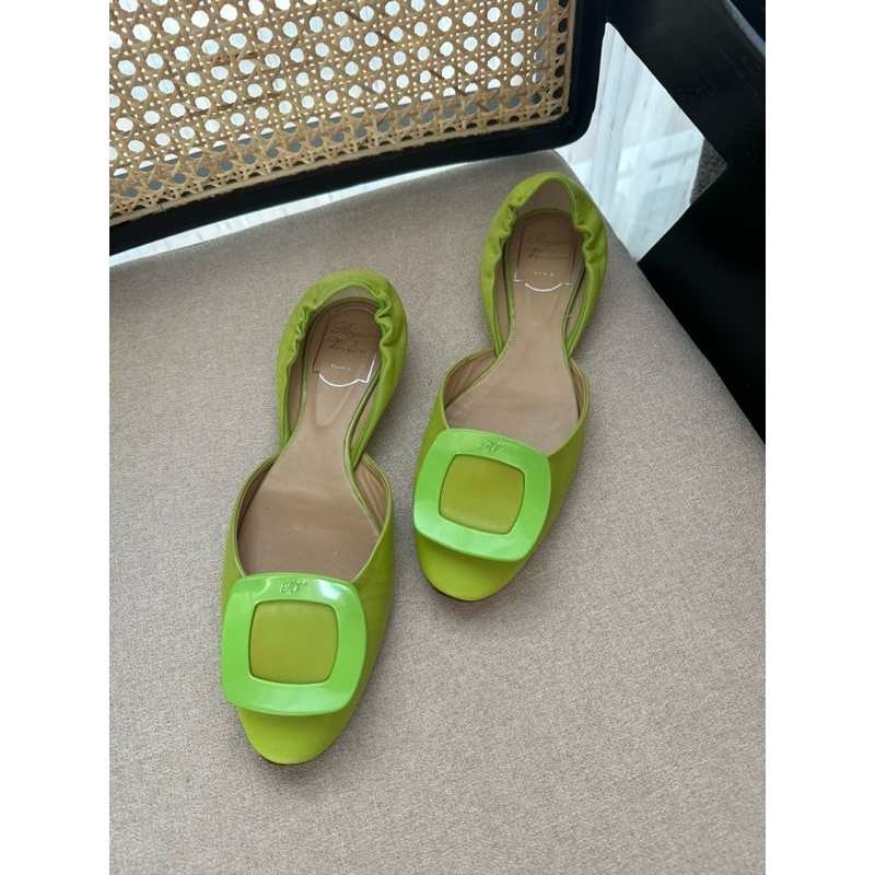 Used รองเท้า flat shoes Roger Vivier size 37