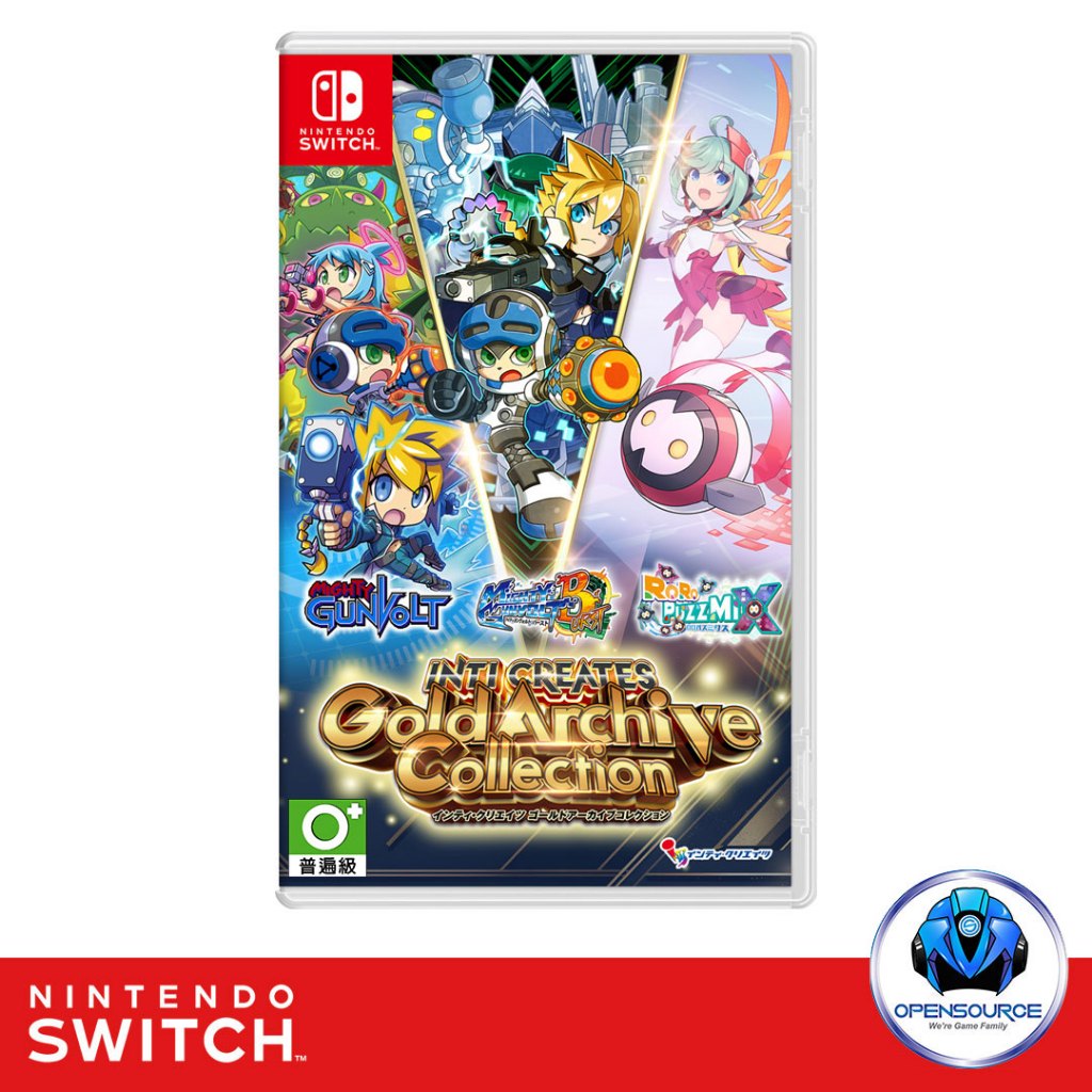 [พร้อมส่ง]Nintendo: INTI CREATES Gold Archive Collection Gunvolt (ASIA EN/CH/KR/JP) - Nintendo Switc