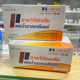 🔥พร้อมส่ง🔥 Oreda ORS Powder X-L เกลือแร่ แก้ท้องเสีย กลิ่นส้ม 5.5 กรัม ต่อ 1 ซอง ซองใหญ่ Oreda XL