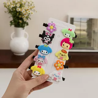 (10ชิ้น) พร้อมส่ง เลือกลายได้ กิ๊ฟติดผมเด็ก อุปกรณ์ติดผมเด็กหญิง น่ารัก สไตส์เกาหลี