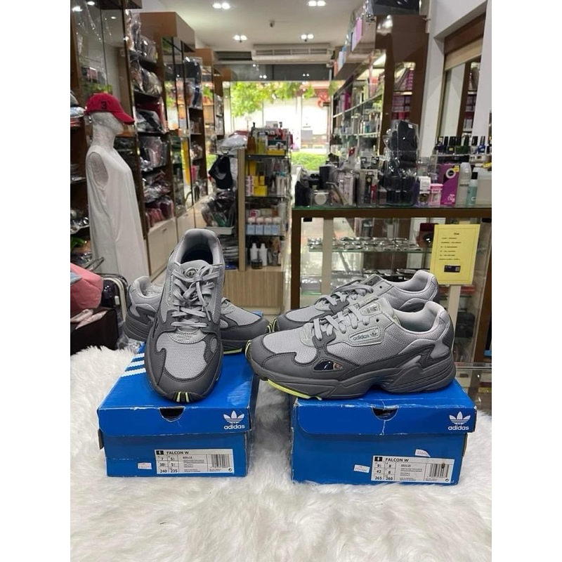 #ADIDAS  FALCON W (EE5115)   รองเท้าผ้าใบ  สีเทา  Size 38.5 Us 7/23.5cm"DNE UDTOWN"