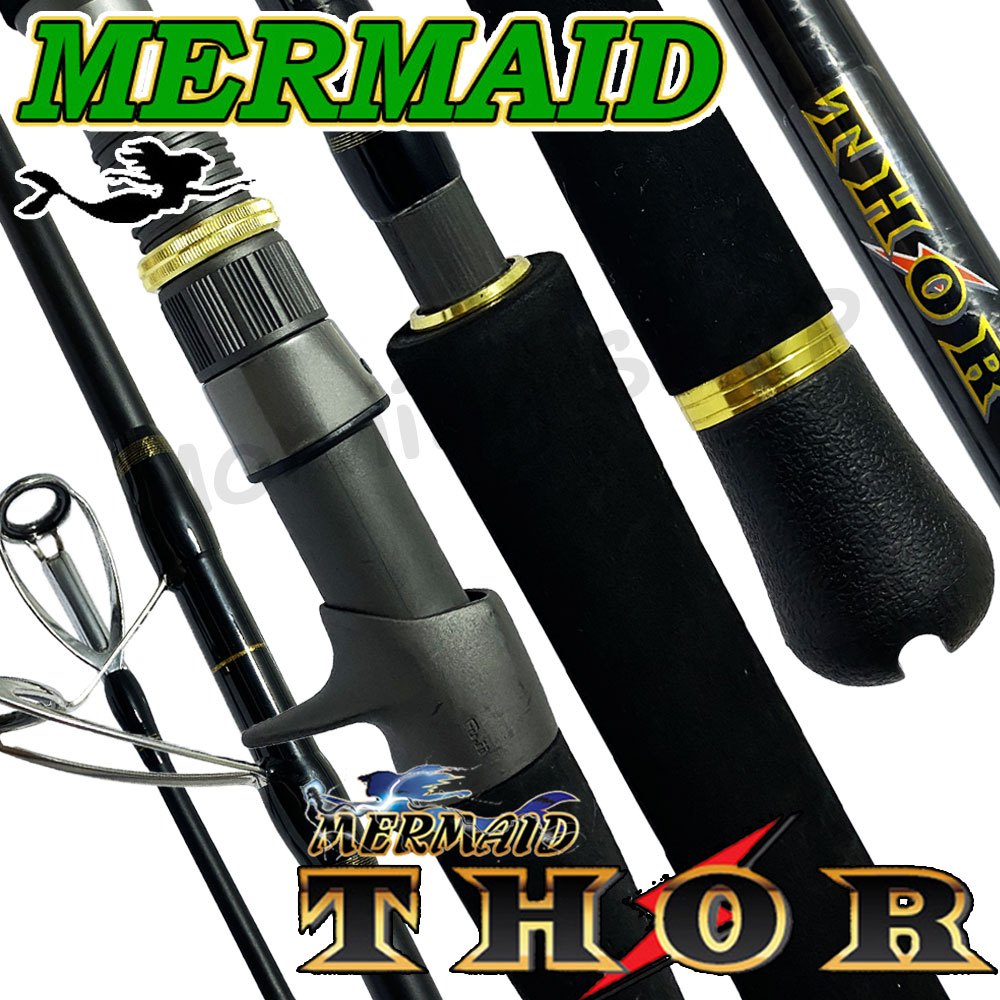 [ส่งฟรี] คันนางเงือก ต่อโคน Jigging Mermaid THOR (ธอร์) Ver.II ยาว 6.3 ฟุต งานทะเล ปลาบึก