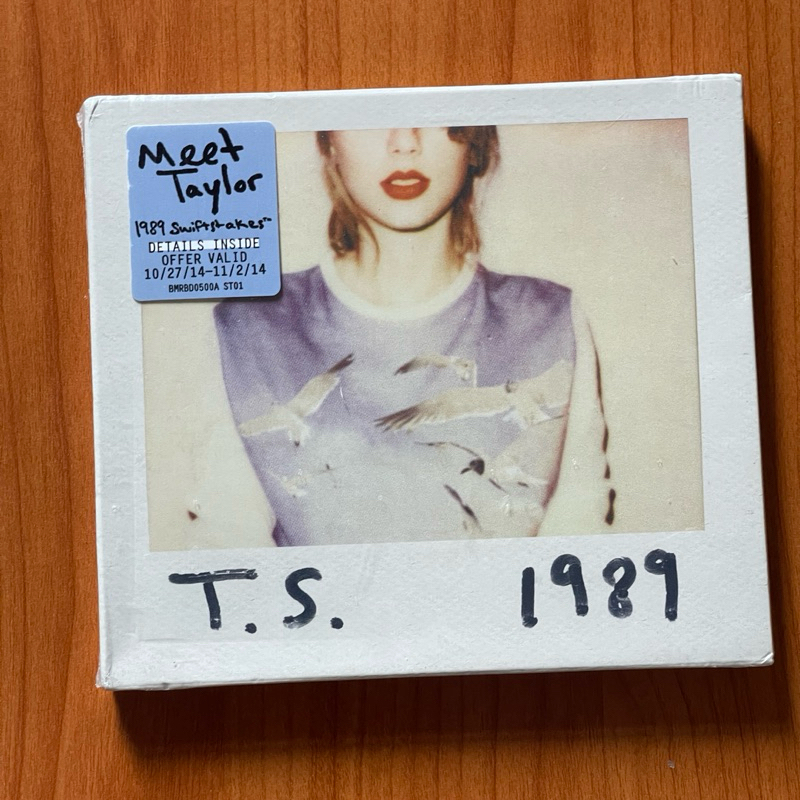 CD ซีดีเพลง Taylor Swift -1989 , CD, Album, Slipcase ,US (มือหนึ่ง ,แท้,ซีล)