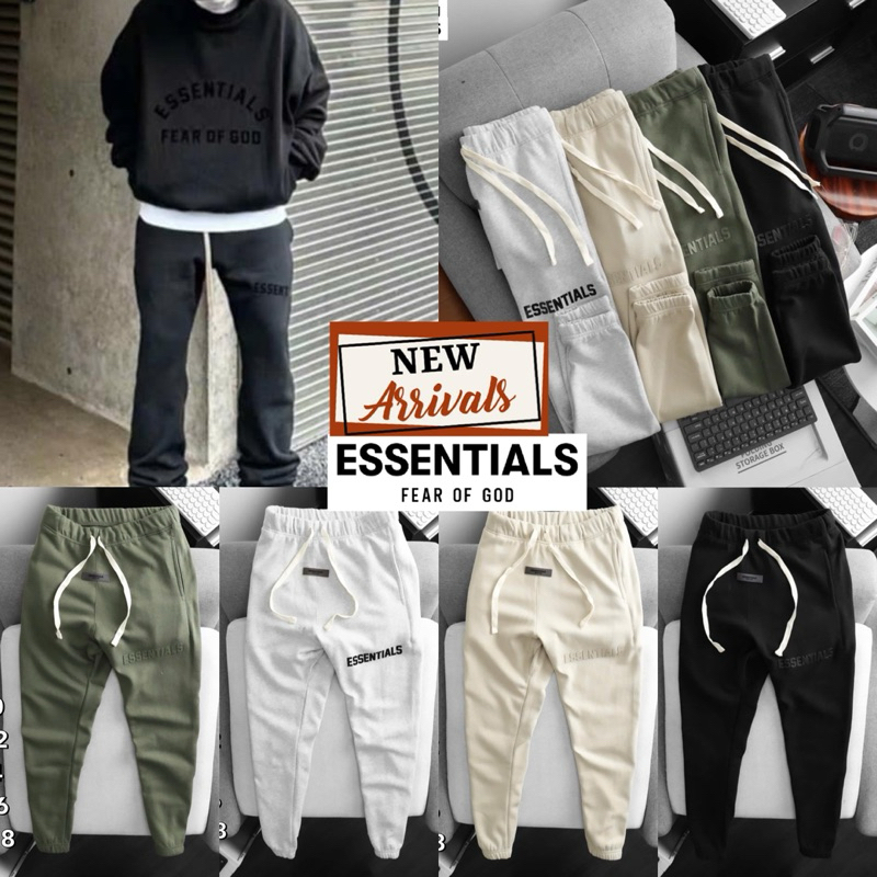 ESSENTIAL JOGGER PANTS FOR MEN’S กางเกงขายาว ขาจั๊ม พร้อมส่งจากไทย