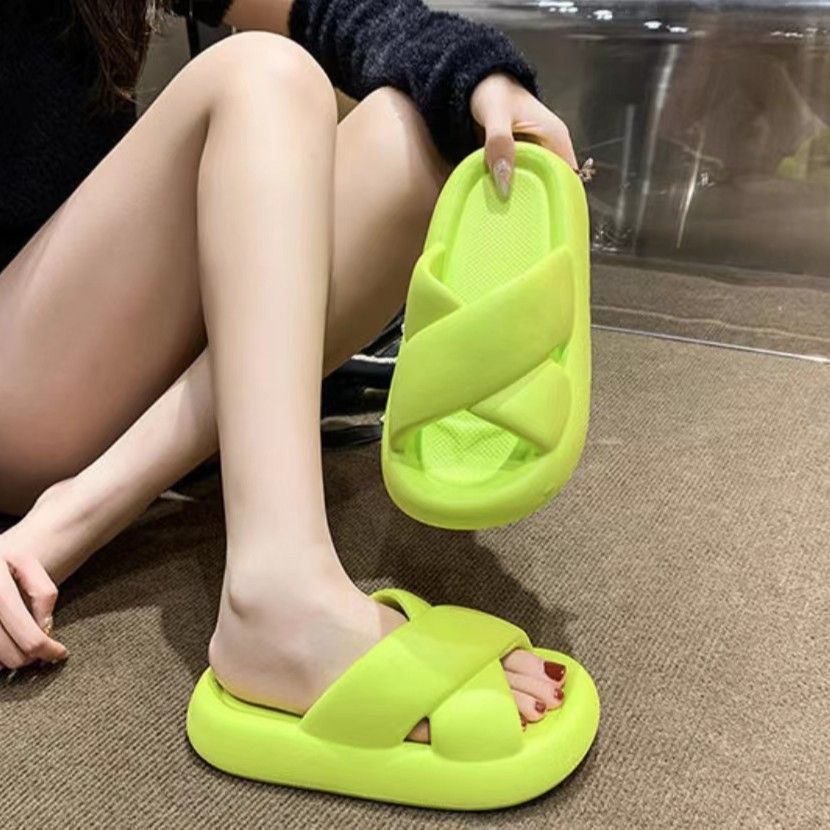 Walkon ที่สุดในรุ่น  รองเท้าแตะแฟชั่นผู้หญิงแบบสวม ดีเทลเป็นสายไขว้ ทำจากยาง ใส่แล้วไม่บาดหน้าเท้า น้ำหนักเบา ทรงสวย ราค - รูปที่ 7